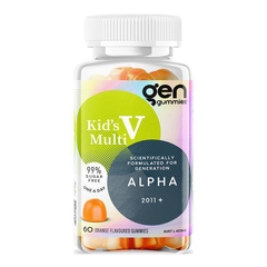Kẹo dẻo bổ sung vitamin tổng hợp cho trẻ em GEN Alpha Gummies Kid's Multivitamin Orange