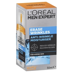 Kem dưỡng ẩm giảm nếp nhăn L'Oreal Men's Expert Erase Wrinkles Moisturising Cream