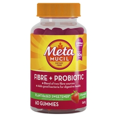 Kẹo dẻo bổ sung chất xơ và lợi khuẩn Metamucil Fibre + Probiotic Gummies