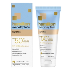 Kem chống nắng da mặt Hamilton Sun Everyday Face Light Tint SPF50+