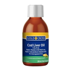 Dầu gan cá tuyết Cod Liver Oil Gold Cross