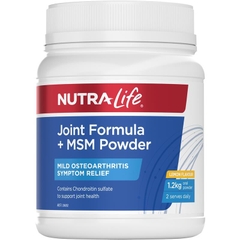 Bột uống hỗ trợ xương khớp Nutra-Life Joint Formula + Msm Lemon