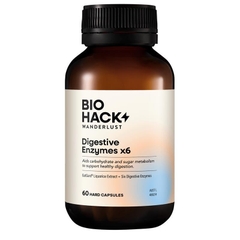 Viên uống hỗ trợ tiêu hóa BioHack Wanderlust Digestive Enzymes x6