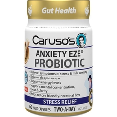 Viên uống men vi sinh hỗ trợ giảm lo âu Carusos Probiotic Anxiety EZE