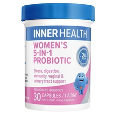 Viên uống men vi sinh cho phụ nữ Inner Health Women's 5-in-1 Probiotic