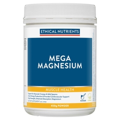 Bột uống bổ sung Magie Ethical Nutrients Mega Magnesium vị Citrus