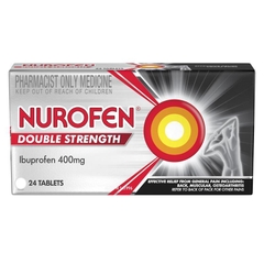 Viên uống giảm đau Nurofen Double Strength Ibuprofen 400mg Ibuprofen
