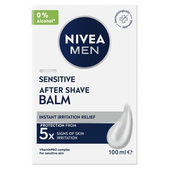 Kem dưỡng sau cạo râu cho da nhạy cảm Nivea Men Sensitive Post Shave Balm Chamomile + Vit E