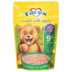 Bột ngũ cốc ăn dặm Farex Museli With Apple 9 Months+