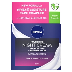 Kem dưỡng ẩm da mặt ban đêm Nivea Daily Essentials Nourishing Face Moisturiser Night