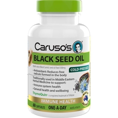 Viên uống dầu hạt thì là đen Carusos Black Seed Oil 500mg