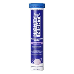 Viên sủi hỗ trợ giấc ngủ Nighty Night Sleep Effervescent Elderberry Flavour