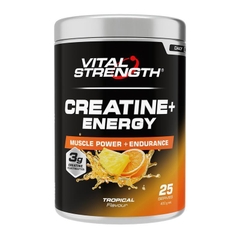 Bột uống tăng năng lượng VitalStrength Creatine + Energy Tropical