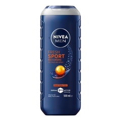 Gel tắm nam Nivea Men Sport 3-IN-1 Shower Gel Body Wash