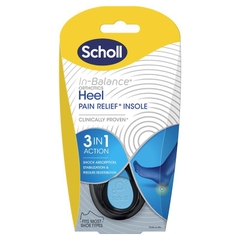 Miếng lót giày chỉnh hình gót chân và cổ chân Scholl In Balance Heel and Ankle Orthotic Insole