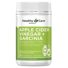Viên uống hỗ trợ giảm cân Healthy Care Apple Cider Vinegar + Garcinia