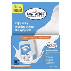 Viên uống hỗ trợ tiêu hóa lactose Lacto Free Tilactase 4,000 ALU