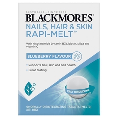 Viên ngậm tan hỗ trợ móng, tóc và da Blackmores Nails Hair+Skin Melt