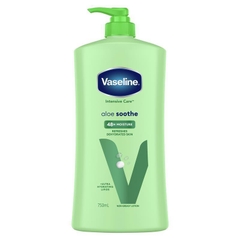 Sữa dưỡng thể làm dịu da Vaseline Intensive Care Body Lotion Aloe Soothe