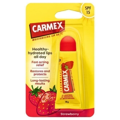 Son dưỡng môi dạng tuýp Carmex Lip Balm Strawberry Squeeze Tube