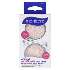 Bộ 2 đầu cọ rửa mặt thay thế Manicare Sonic Mini SensiScrub Replacement Brush Heads Twin Pack