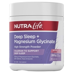 Bột hỗ trợ giấc ngủ sâu Nutra-Life Deep Sleep + Magnesium Glycinate Powder