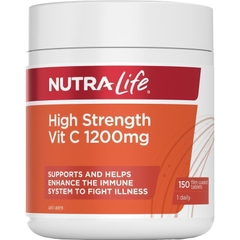 Viên uống bổ sung Vitamin C Nutra-Life High Strength Vitamin C 1200mg
