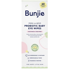 Khăn lau mắt cho bé Bunjie Probiotic Baby Eye Wipes