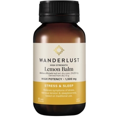 Viên uống hỗ trợ giảm căng thẳng Wanderlust High Strength Lemon Balm
