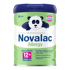 Sữa công thức cho trẻ dị ứng Novalac Allergy Rice Based Toddler Drink 12 Months +