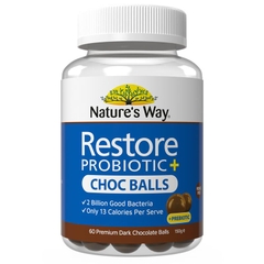 Viên sô-cô-la bổ sung men vi sinh Nature's Way Restore Probiotic Chocolate Balls
