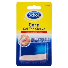 Ống gel bọc ngón chân giảm đau do vết chai Scholl Corn Gel Toe Sleeve