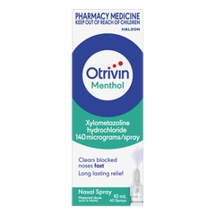 Thuốc xịt mũi giảm nghẹt mũi Otrivin Adult Nasal Spray Menthol