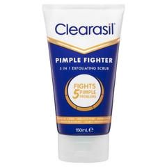 Sữa rửa mặt tẩy tế bào chết ngừa mụn Clearasil Pimple Fighter 5 in 1 Exfoliating Face Scrub