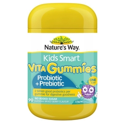 Kẹo dẻo bổ sung lợi khuẩn cho bé Nature's Way Kids Smart Vita Gummies Probiotic + Prebiotic
