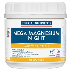 Bột uống Magie cải thiện giấc ngủ Ethical Nutrients Mega Magnesium Night Powder