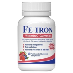Viên uống bổ sung sắt và Vitamin C Fefol Fe-Iron And Vitamin C