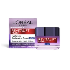 Kem dưỡng ẩm ban đêm L'Oreal Paris Revitalift Filler [HA] Night Moisturiser