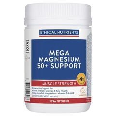 Bột uống bổ sung Magie cho người từ 50 tuổi Ethical Nutrients Mega Magnesium 50+ Support Powder