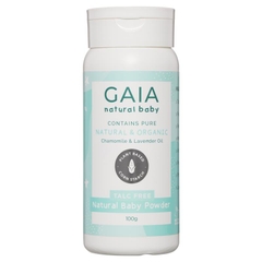 Phấn rôm em bé Gaia Natural Baby Powder