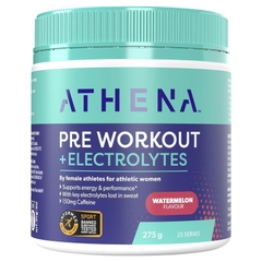 Bột uống tăng năng lượng trước tập Athena Preworkout + Electrolytes + Caffeine Watermelon