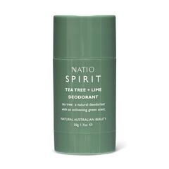 Lăn khử mùi Natio Spirit Tea Tree + Lime Roll-On Deodorant