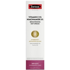 Kem dưỡng sáng da ban ngày Swisse Skincare Vitamin C 5% Niacinamide 5% Brightening Day Cream