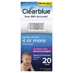 Bộ thử rụng trứng điện tử Clearblue Advanced Digital Ovulation Kit Test (Dual Hormone)