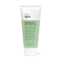 Tẩy tế bào chết tay và chân Natio Spa Smoothing Mint Foot & Hand Scrub