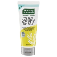 Sữa rửa mặt tẩy tế bào chết ngừa mụn Thursday Plantation Tea Tree Exfoliating Acne Face Scrub