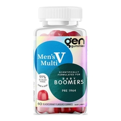 Kẹo dẻo bổ sung vitamin tổng hợp cho nam giới GEN Baby Boomer Gummies Men's Multivitamin Blackcurrant
