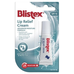 Kem dưỡng làm dịu khô nứt môi Blistex Lip Relief Cream SPF15