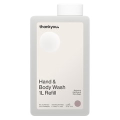 Sữa tắm và rửa tay Thankyou Hand & Body Wash Botanical Earl Grey & Clary Sage Refill