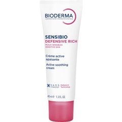 Kem dưỡng ẩm làm dịu và bảo vệ da khô, nhạy cảm Bioderma Sensibio Soothing Defensive Rich Moisturiser for Dry, Sensitive Skin